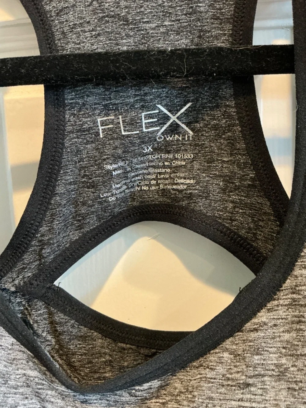 Flex own it bra in two tone!  Brand new with tags!  Plus size 3x